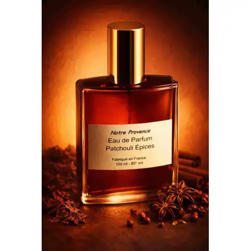 Eau de parfum patchouli épicé intense