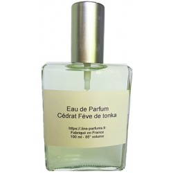 Eau de parfum Cédrat Fève de tonka 100 ml