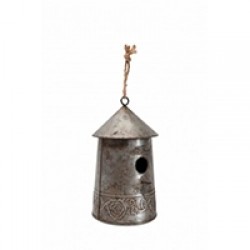 Nichoir oiseau en zinc
