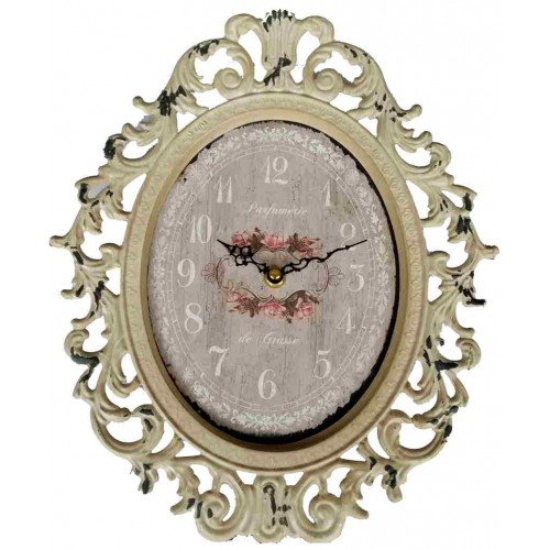 Horloge pendule "Parfumerie de Grasse"
