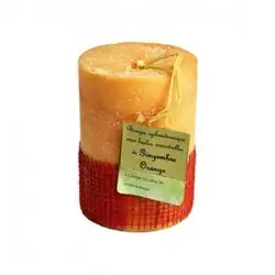 Bougie huiles essentielles gingembre orange