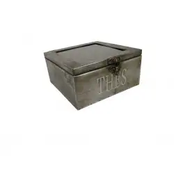 Zinc tea box