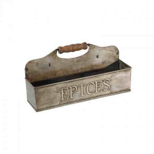 Rack à épices en zinc