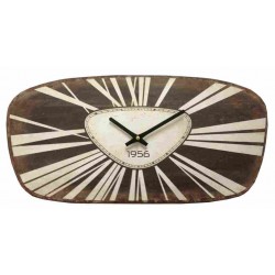 Horloge Pendule  vintage metal "1956"