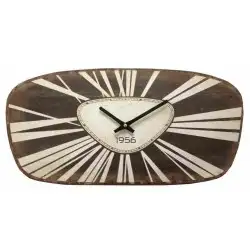 Horloge Pendule  vintage metal "1956"